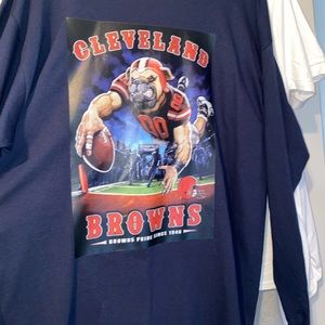 Cleveland Browns fan t-shirt